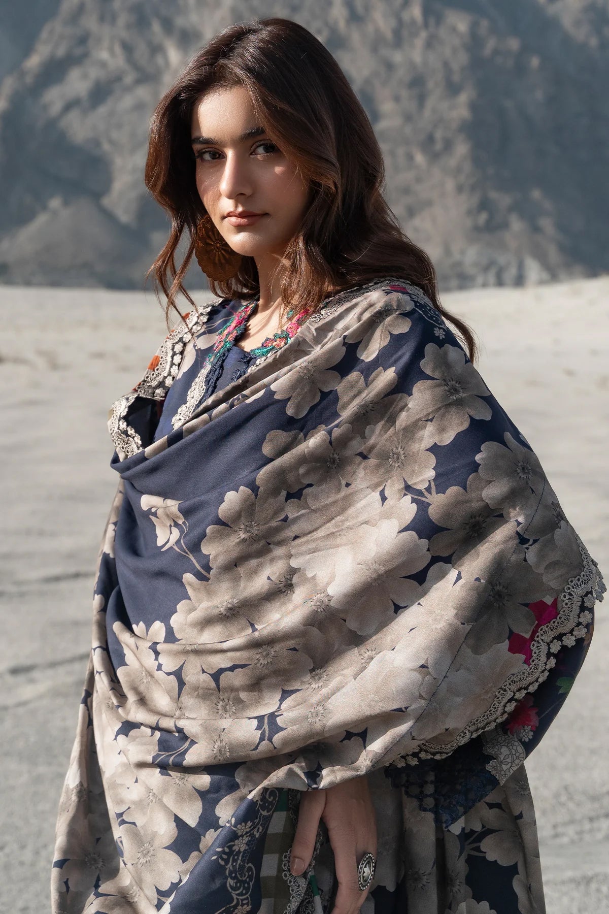 Aniiq by Charizma | Unstitched Embroidered Linen Vol-II Collection'26 (ANW7-14)