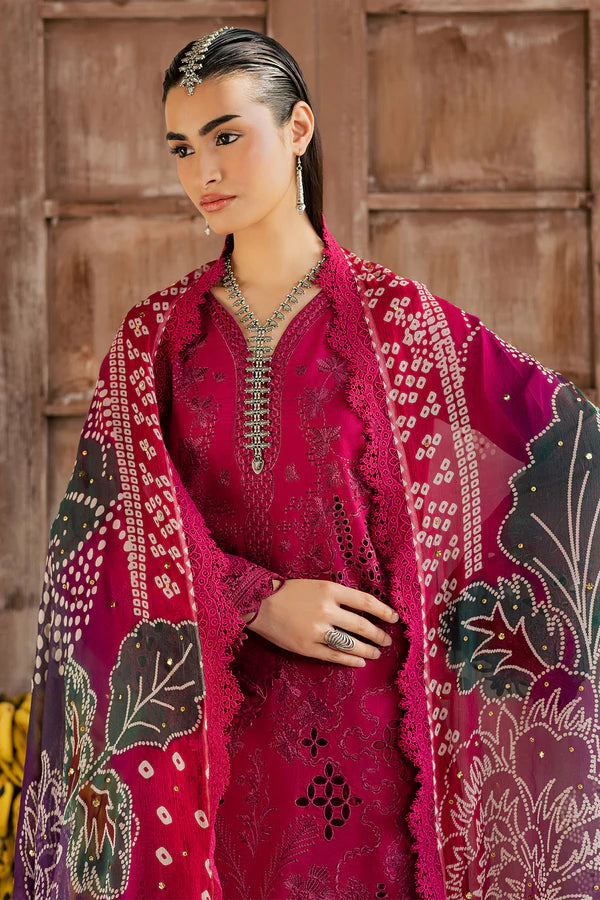 Bazaar by Nureh | Unstitched Embroidered Lawn Collection - 2026 (NE-255)