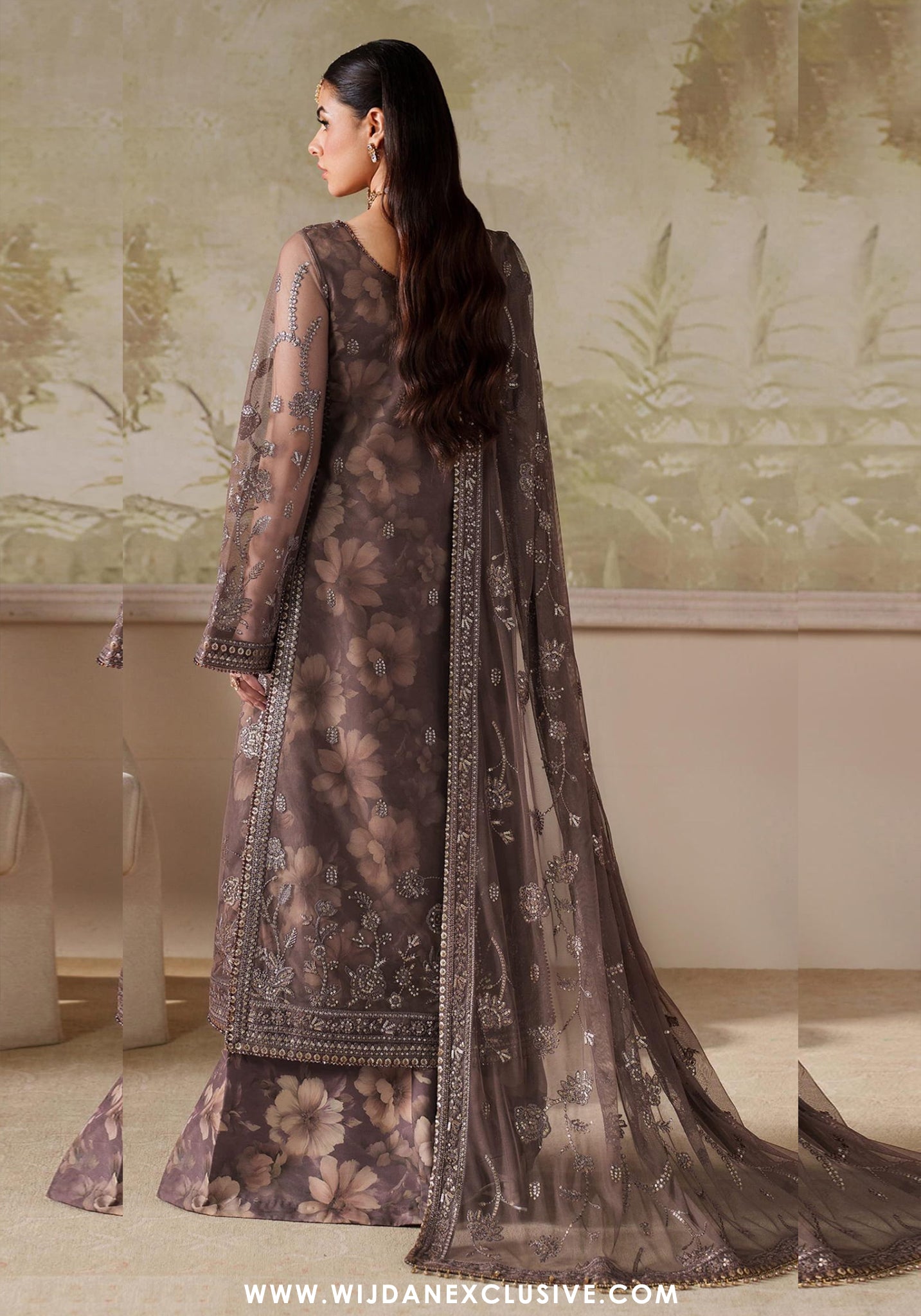 Zarif Zaneera Unstitched Printed & Embroidered Formals Collection - 2025 (MAHVEER)