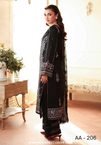 Aangan by Ramsha | Unstitched Rawsilk Vol-II Collection - 2025 AA-206