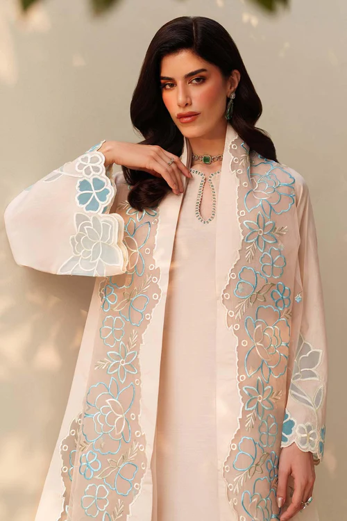 Zarif Stitched Raw Silk Embroidered Eid Collection - 2026 (ZTB-04)