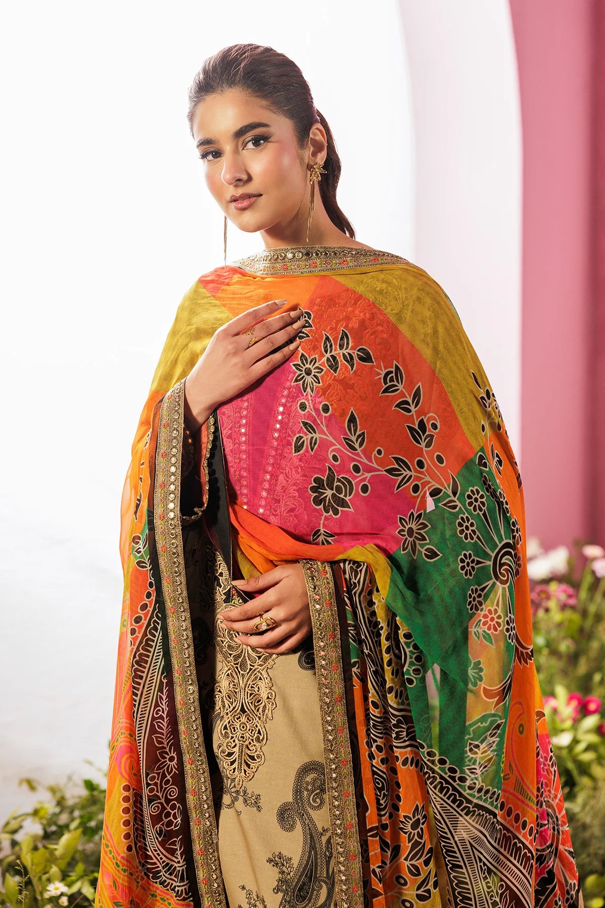Rang e Bahar by Charizma | Unstitched Embroidered Lawn Vol-I Collection - 2026 (CRB6-07)