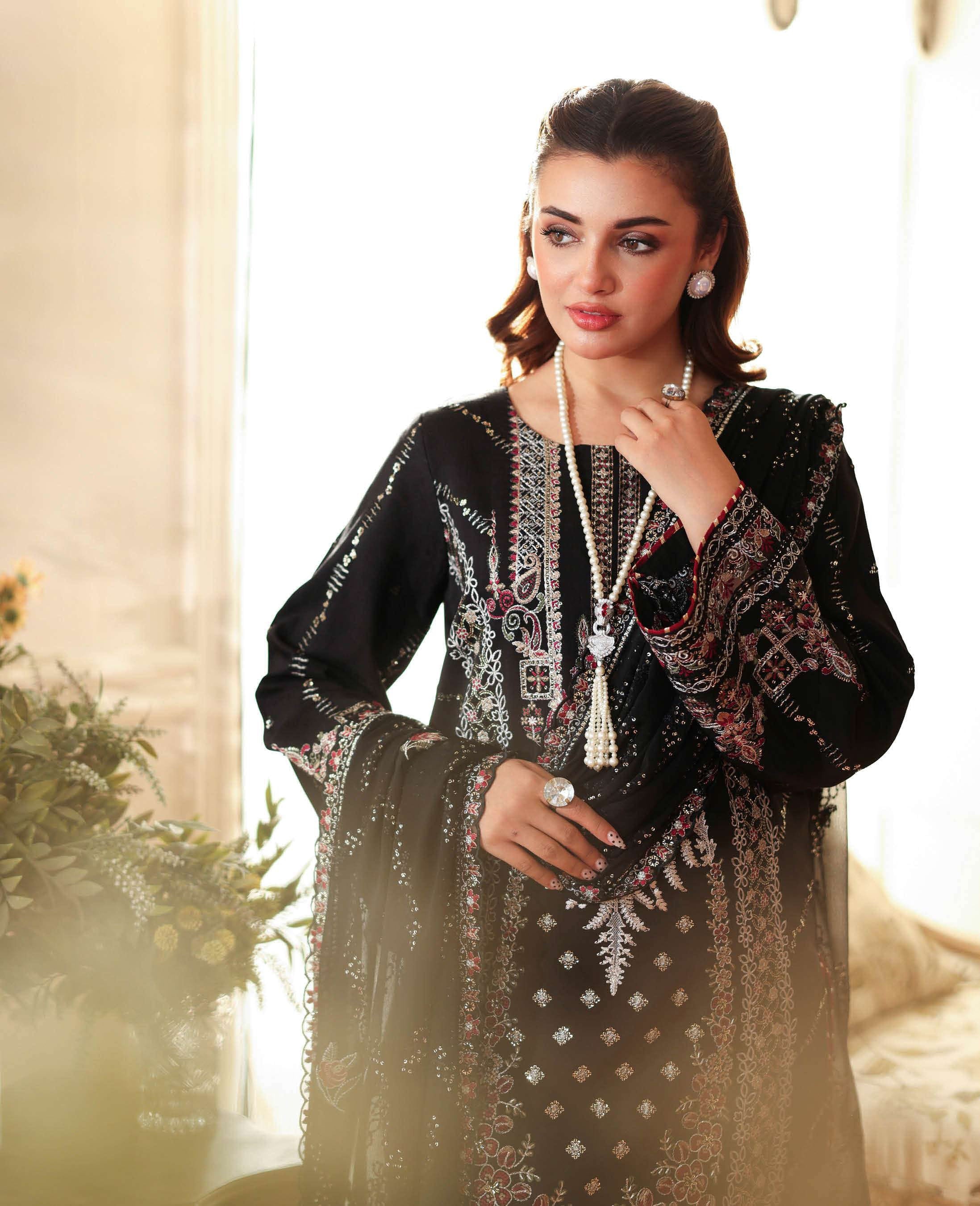 Aangan by Ramsha | Unstitched Rawsilk Vol-II Formal Collection - 2025 AA-206