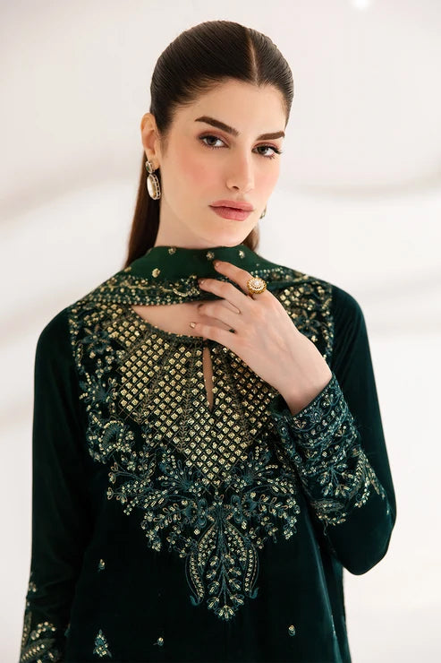 The Velvet Affair by Emaan Adeel | Unstitched Formal Embroidered Collection'26 (AMEROTTE)