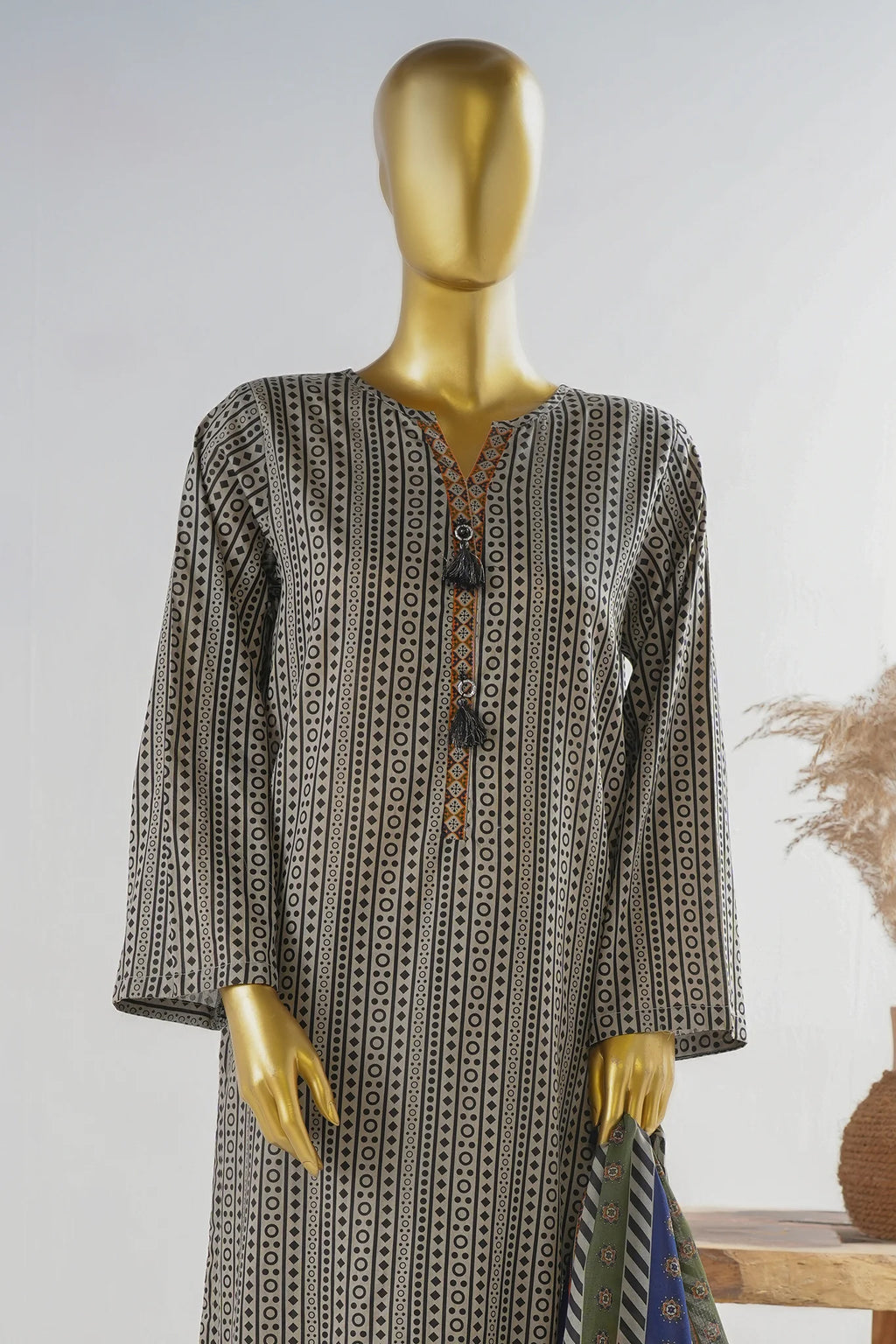 Bin Saeed Stitched Exclusive Printed Lawn Vol-08 Collection – 2026 (D-04)