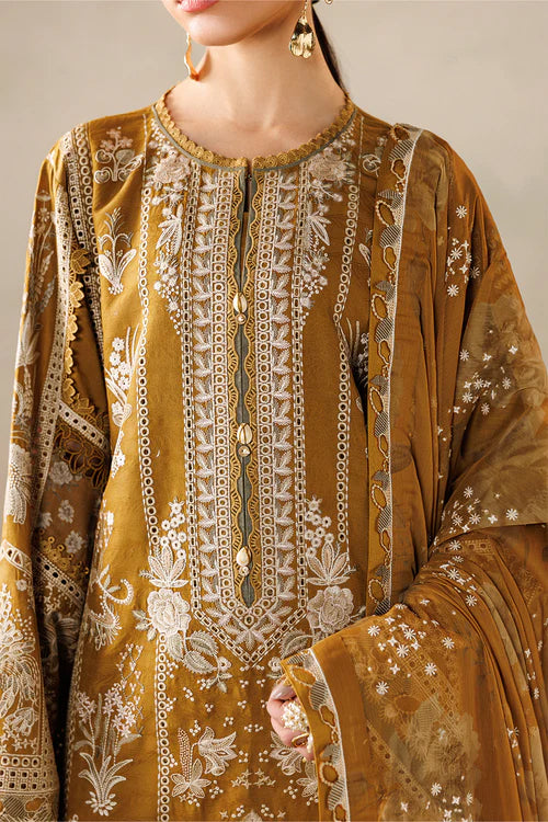 Baroque Unstitched Embroidered Eid Lawn Collection - 2026 (D-07)