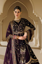 Chandni by Jazmin | Unstitched Embroidered Velvet Formal Collection - 2026 (D-03)