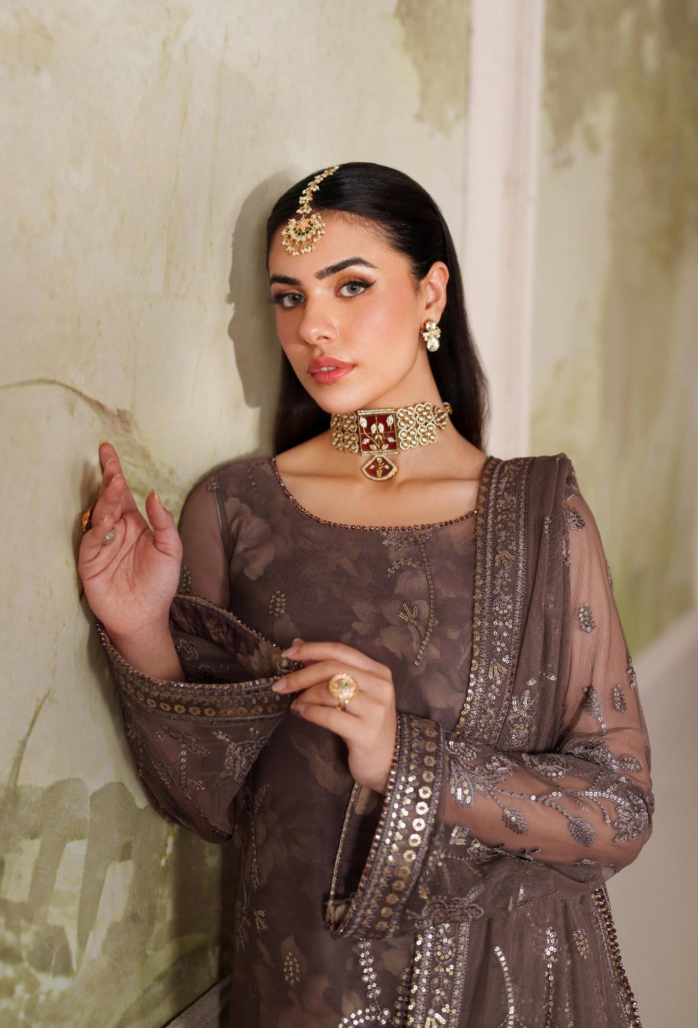 Zarif Zaneera Unstitched Printed & Embroidered Formals Collection - 2025 (MAHVEER)