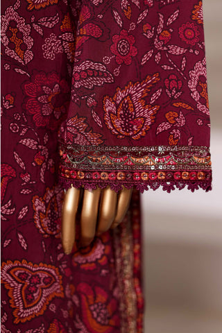 Malika by Sadabahar | Stitched Viscose Farshi Shalwar Vol-II Collection - 2025 (MAROON)