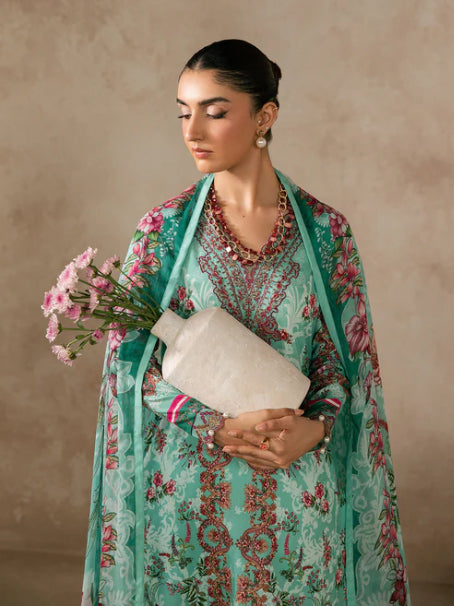 Syra by Gulaal | Unstitched Printed & Embroidered Lawn Collection - 2026 (VAILA)