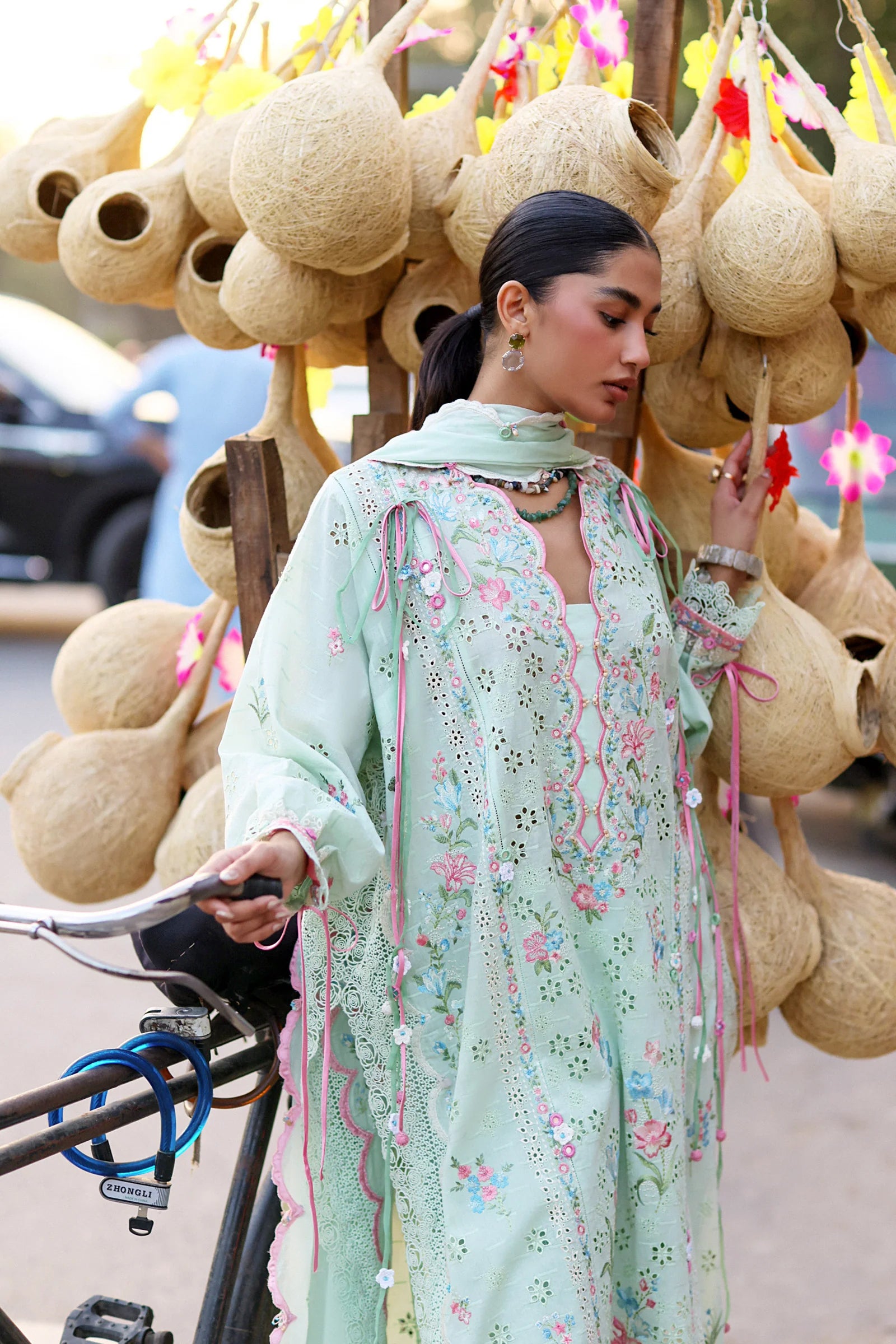 Wildflower by Zaha | Unstitched Festive Lawn Collection - 2026 (JADE VINE REVERIE)