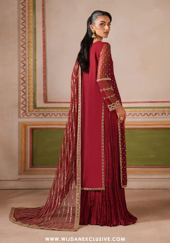 Falesia Unstitched Hand Embellished Formals - 2025 by Zarif HF-01 MUHAAG