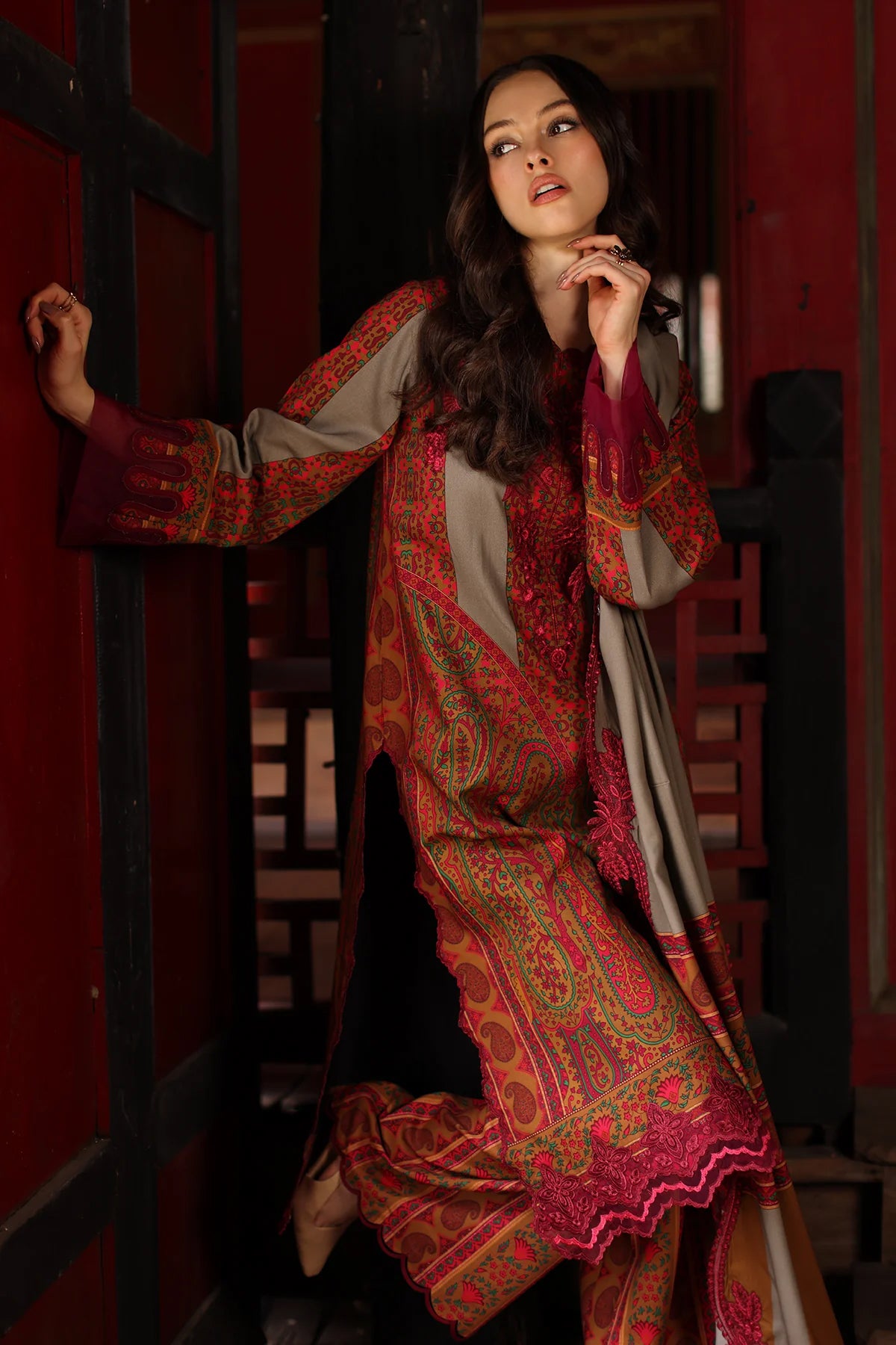 Combination by Charizma | Unstitched Embroidered Linen Collection - 2026 (CCW7-04)