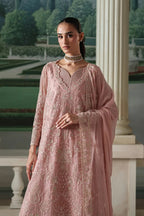 Modern Heirloom by Emaan Adeel | Unstitched Emb Chiffon Formal'26 (ANTIQUE BLUSH)