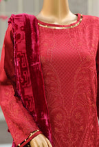 Royel Needleuork by HZ Textile | Unstitched Velevet Embroidered Collection'26 (D-04)