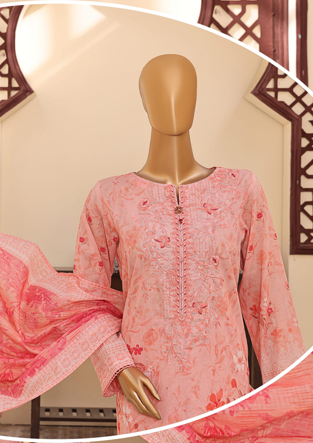 Mehak Embroidered Printed Lawn Vol-02 Collection by HZ Textile MEC-501