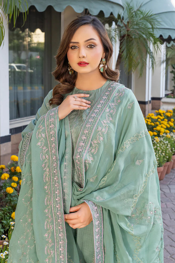 Marjjan Unstitched Embroidered Lawn Collection - 2026 (D-04)