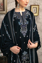 Yaadein by Tawakkal | Unstitched Fancy Heay Emb Velvet Collection - 2026 (D-5938)