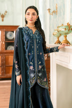 Luxe by Qalamkar | Unstitched Embroidered Silk Formal Collection - 2026 (NERINA)