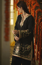 Mubarak by Casual Lite | Stitched Embroidered Viscose Silk Collection - 2026 (ZARVEEN)