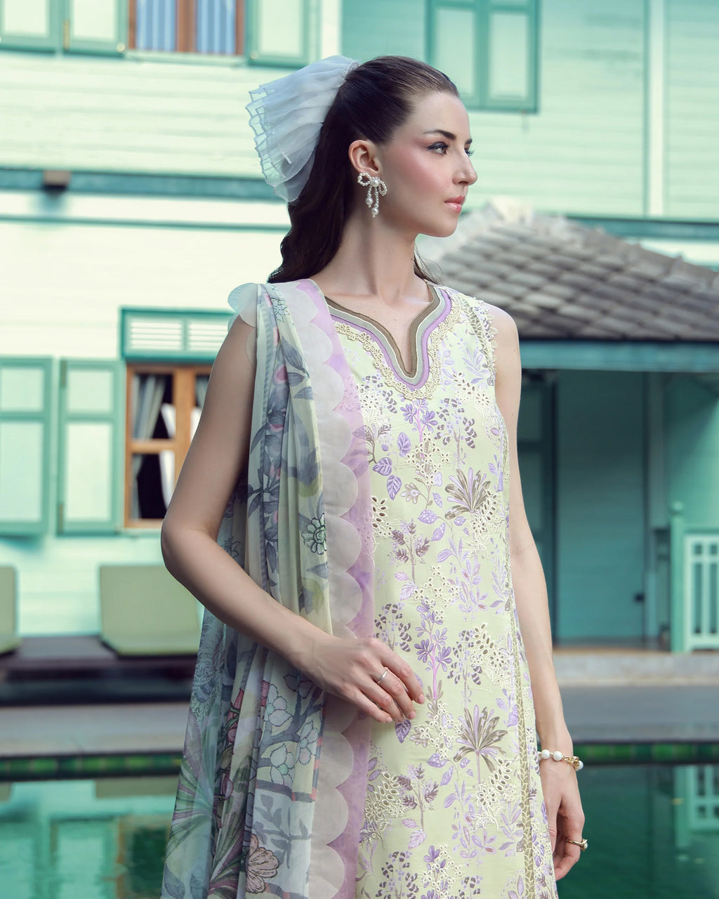 Lumea by Jade | Unstitched Embroidered Cambric Collection - 2026 (NOIRA)