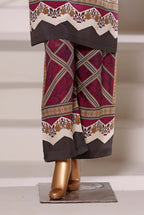 Sadabahar Stitched Printed Viscose 2PC Set Collection - 2025 (BROWN)