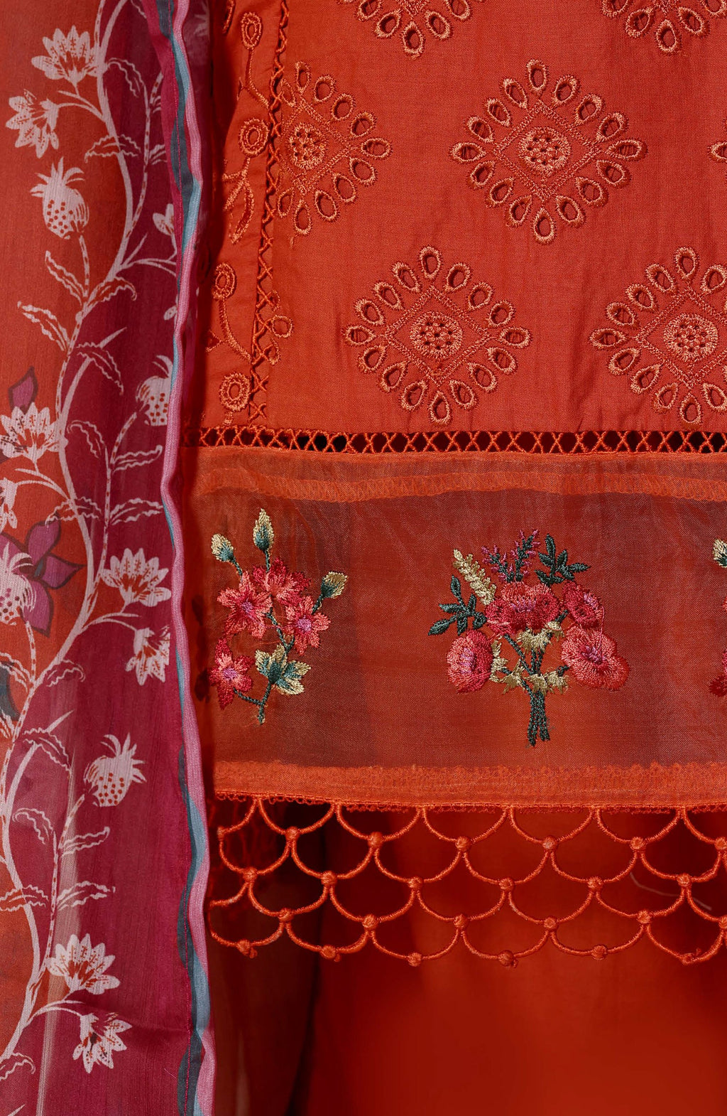 Sadabahar Stitched 3PC Chikankari Edit Luxury Vol-I Collection - 2026 (D-04)