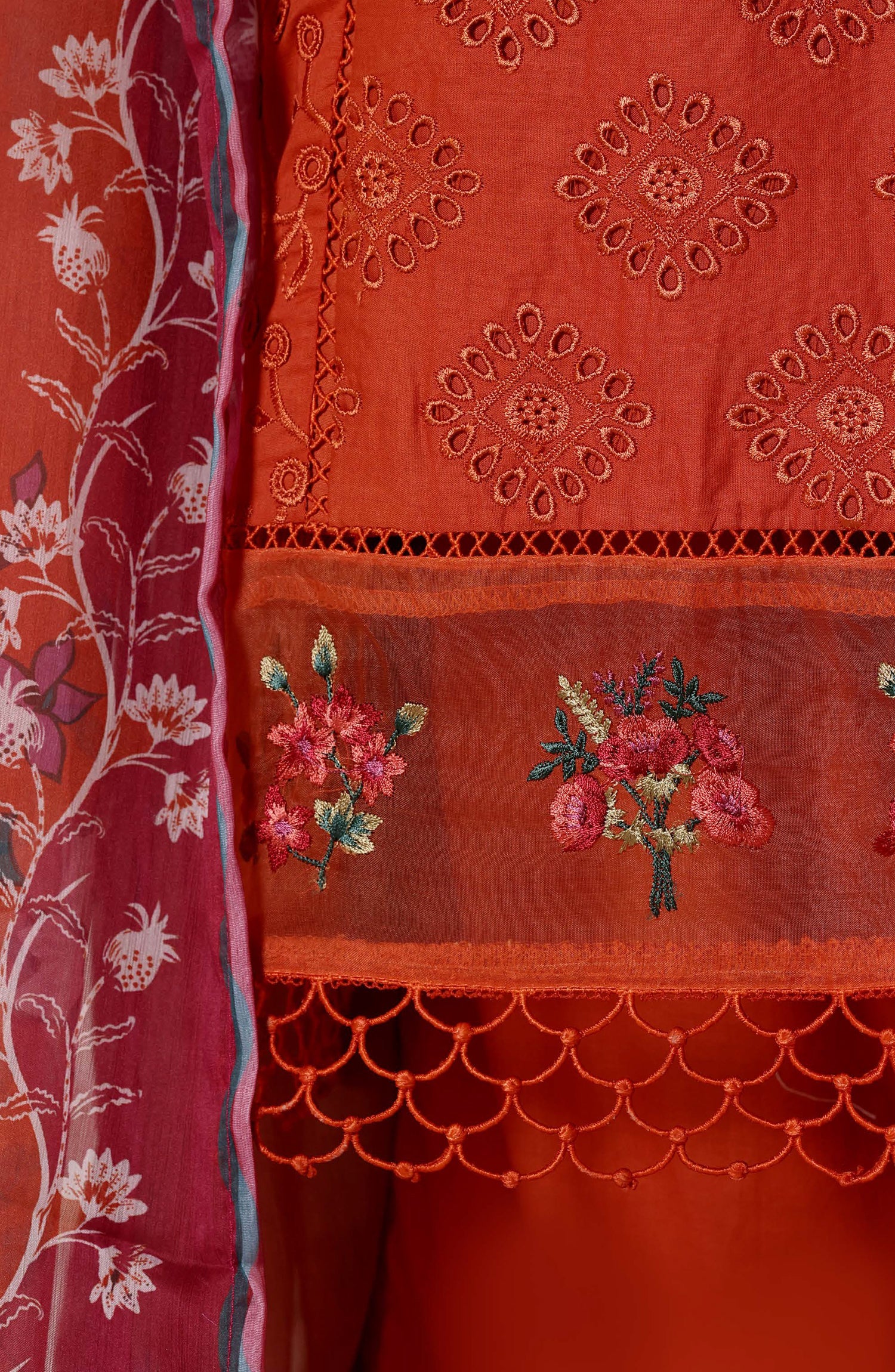 Sadabahar Stitched 3PC Chikankari Edit Luxury Vol-I Collection - 2026 (D-04)