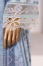 Sadabahar Stitched Festive Embroidered Viscose Collection - 2025 (SKY BLUE)