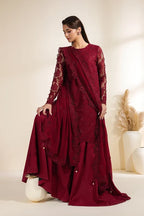 Meraki by Zarif | Unstitched Embroidered Chiffon Formal Collection - 2026 (ADAAB)