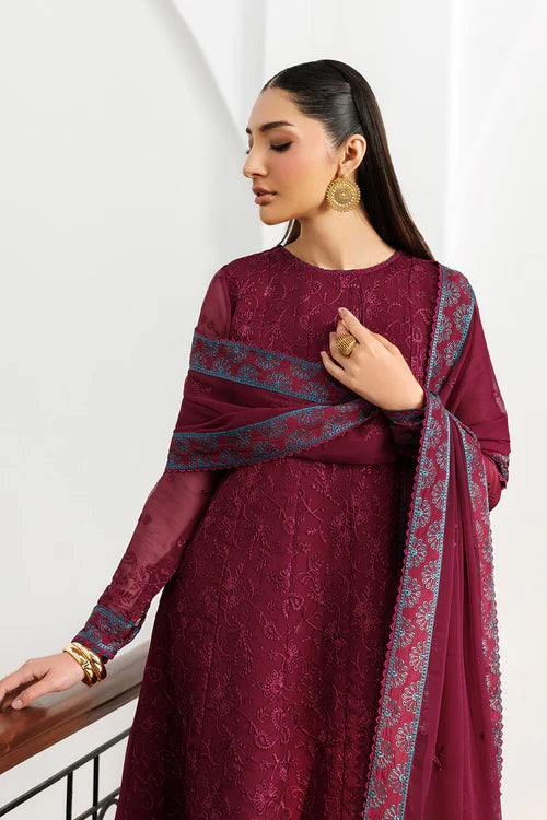 Nourah by Zarif | Unstitched Embroidered Formal Collection - 2026 (MAHAL)