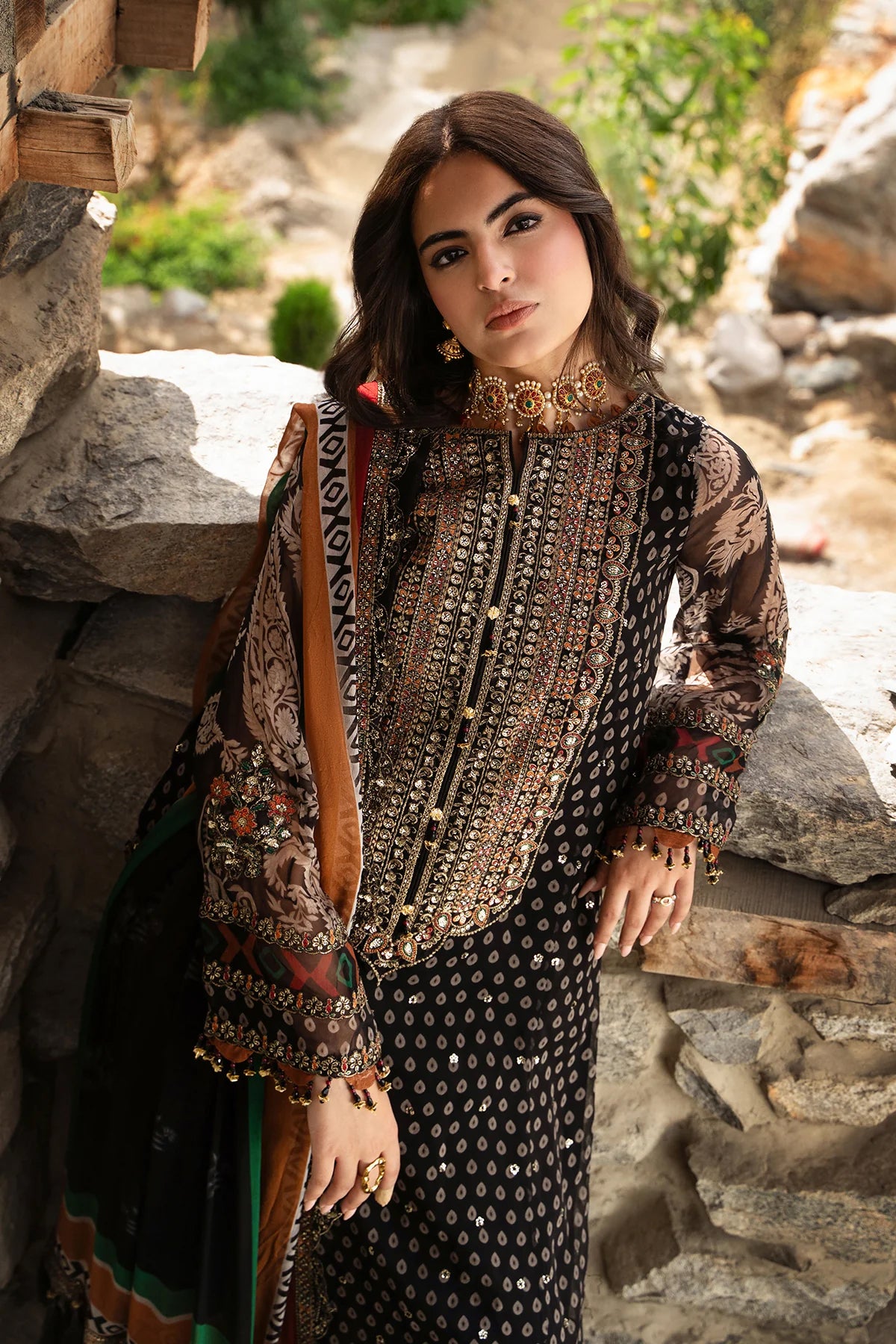 Vasal by Charizma | Unstitched Embroidered Luxury Formal Chiffon Collection'26 (VSLW6-15)