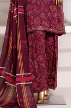 Malika by Sadabahar | Stitched Viscose Farshi Shalwar Vol-II Collection - 2025 (MAROON)