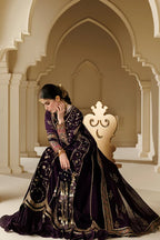 Chandni by Jazmin | Unstitched Embroidered Velvet Formal Collection - 2026 (D-03)