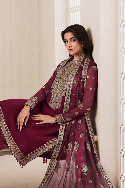 Bayaan by Zarif | Unstitched Formal Chiffon Collection - 2026 (NIDAH)