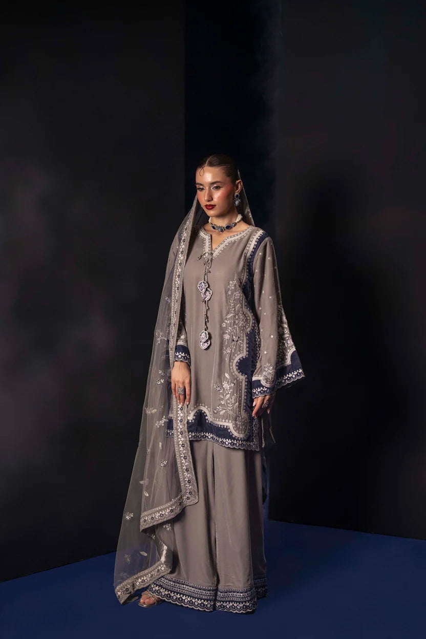 Makhmal by Guzel | Stitched Embroidered Velvet Collection - 2026 (FARHAT)