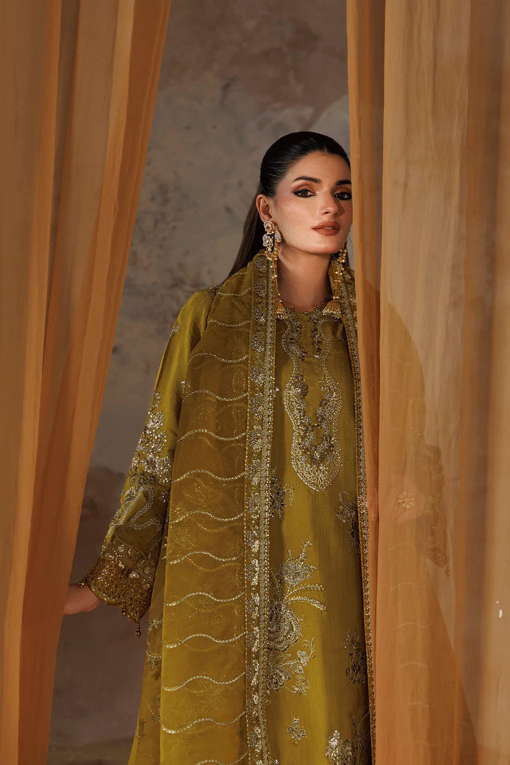 Shehnai by Ramsha | Unstitched Luxury Formal Raw Silk Collection'26 (SS-204)