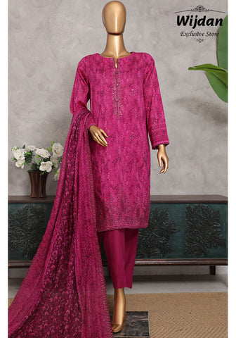 HZ Premium Print & Embroidered Lawn Collection'25 Vol-03 PEC-504