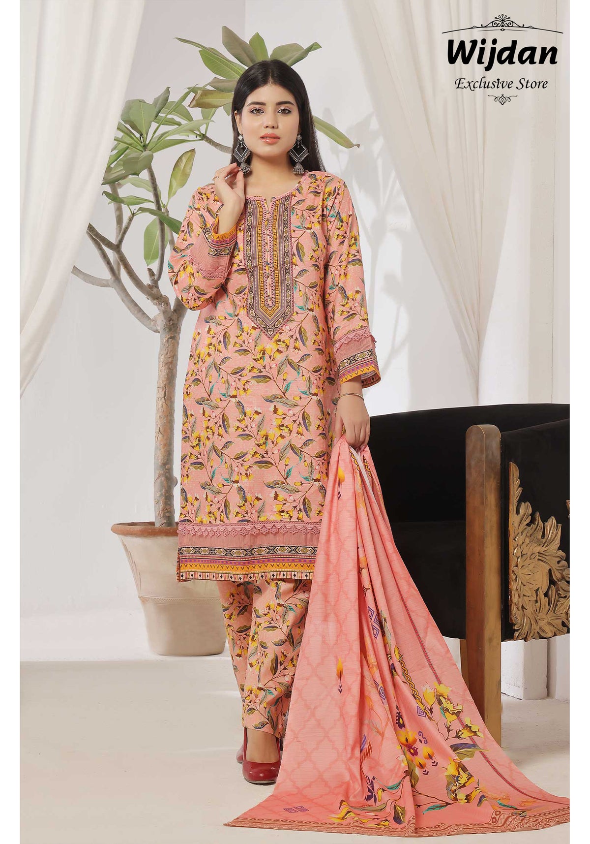 Designer Cotton Lawn 3PC Printed Collection’24 D-54