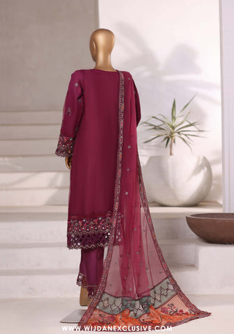 Sadabahar Mahpara Stitched Festive Formal Collection - 2025 Vol-18 (Plum)