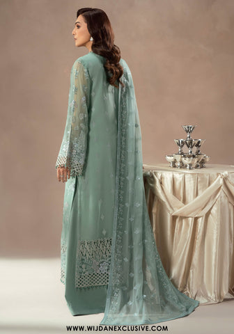 Afsanah by Lamisah | Unstitched Luxury Chiffon Formal Collection - 2025 (MINT WHISPER)