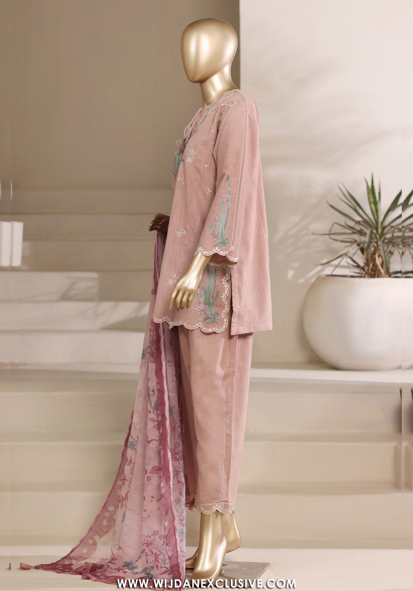 Sadabahar Stitched 3PC Festive Embroidered Cotton Co-Ords Collection - 2026 SB26FEC-05