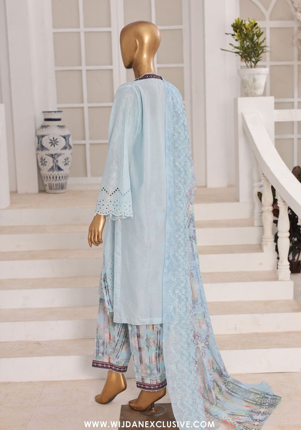 Aifa Dynasty Chikankari Unstitched Luxury Lawn Collection - 2026 (D-05)