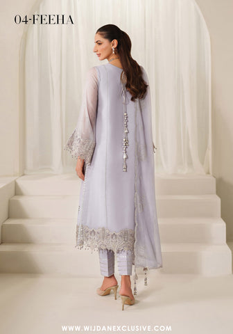 Alizeh Reena Handmade Unstitched Luxury Chiffon Collection - 2025 (FEEHA)