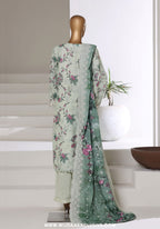 Sadabahar Stitched Laser Fusion Chikankari Khaddar Collection - 2025 (PISTA)