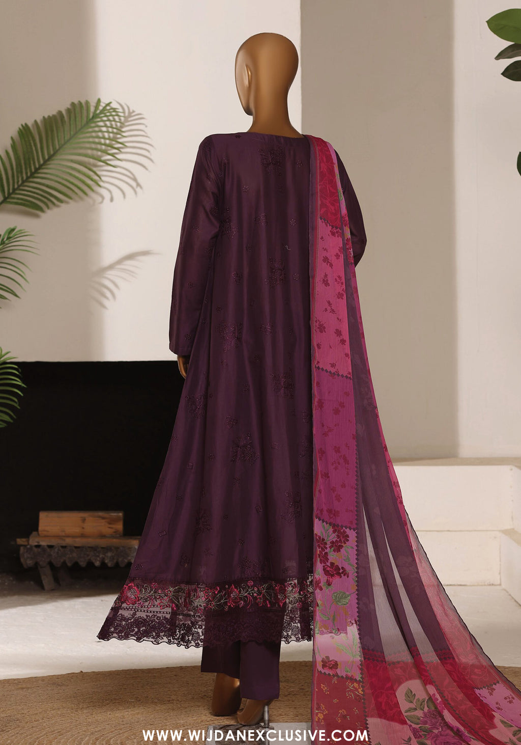 HZ Stitched Casuals Soft Embroidered Frock Collection – 2026 (D-05)