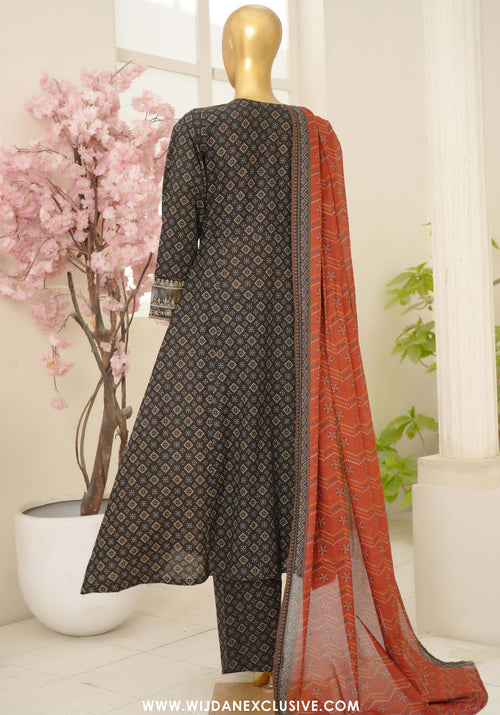 Bin Saeed Stitched Luxury Festive Embroidered Frock 3pc Collection - 2026 (D-05)