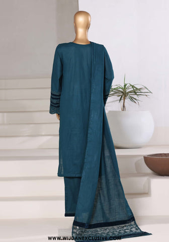 Sadabahar Stitched Cross Texture with Velvet Winter Collection - 2025 (ZINC)