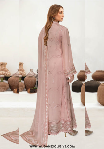 Wijdan Semi-Stitched Luxury Chiffon Collection – 2025 WA-529