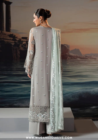 Riwayat Lamisah Unstitched Chiffon Collection - 2025 by Lavish (Taupe)
